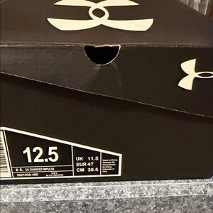BNWT Under Armour men’s Charged Impulse sneaker size 12.5 in navy bleu marine
